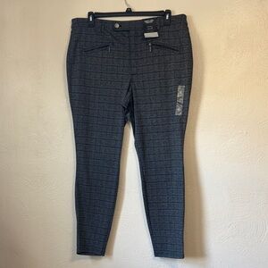 Simply Vera Vera Wang Gray Plaid Skinny Pants